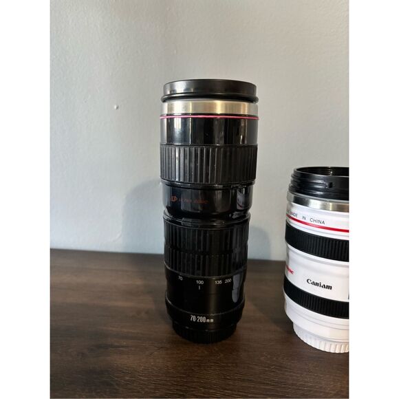 3 camera lens coffee cups travel mugs tumblers - Picture 3 of 12